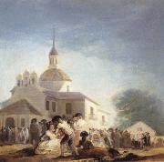 Francisco Goya The Hermitage of St Isidore oil painting artist